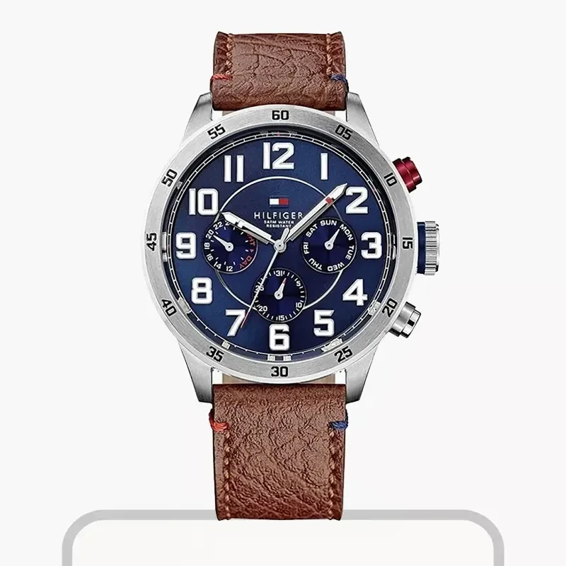 Tommy Hilfiger Trent Chronograph Blue Dial Men's Watch- 1791066